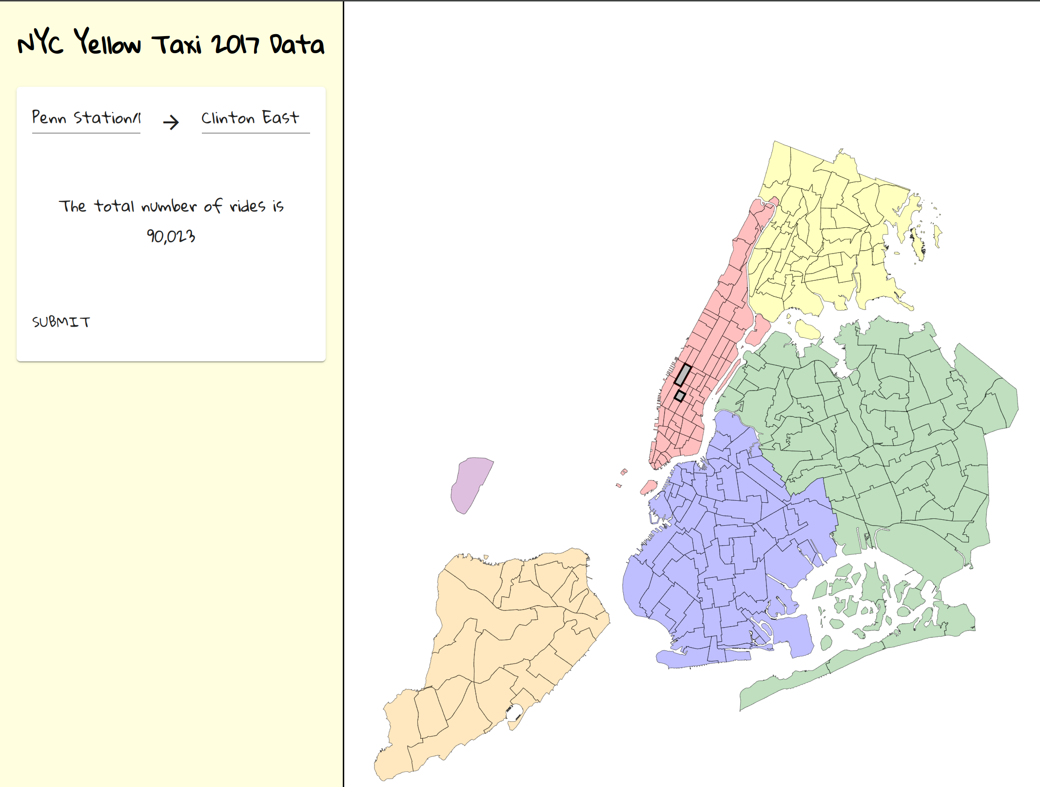 NYC Taxi Desktop